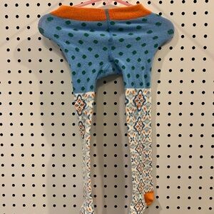 Matilda Jane Blue and Orange Patterned Tights